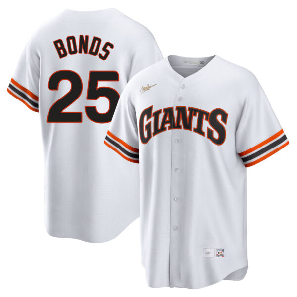 Barry Bonds San Francisco Giants Cooperstown Collection Jersey - White