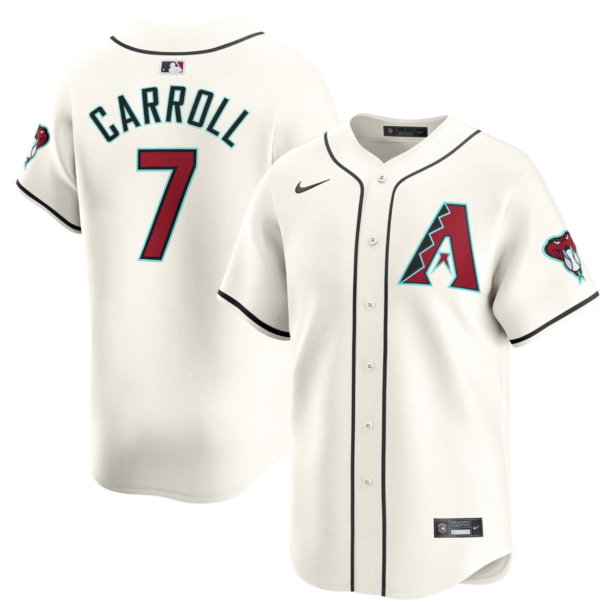 Corbin Carroll Arizona Diamondbacks Home Limited Jersey – Cream