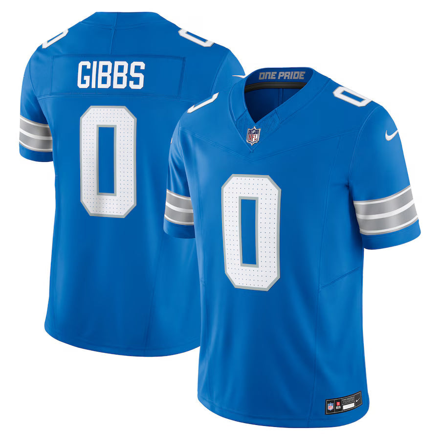 Jahmyr Gibbs Detroit Lions Jersey - Blue