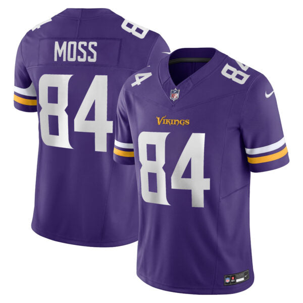 Randy Moss Minnesota Vikings Home Retired Player Jersey - Purple