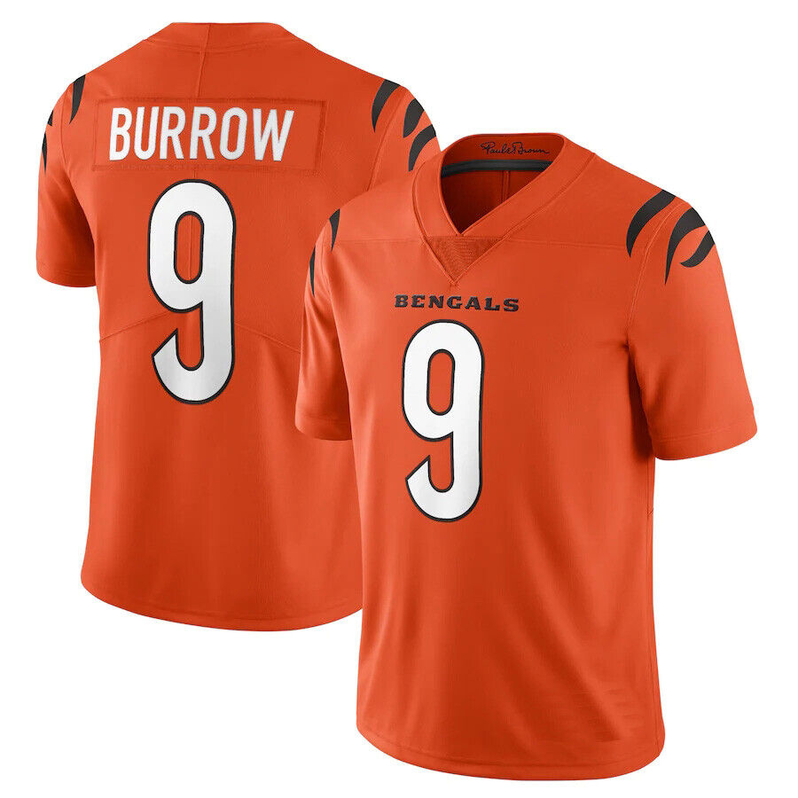 Joe Burrow Cincinnati Bengals Jersey - Orange