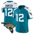 Travis Hunter Jacksonville Alternate Jaguars Jersey - Teal White