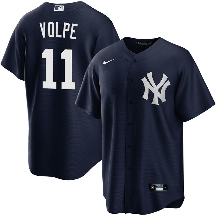 Anthony Volpe New York Yankees Alternate Jersey - Navy