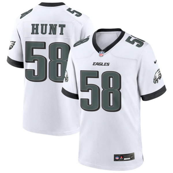 Jalyx Hunt Philadelphia Eagles Jersey - White