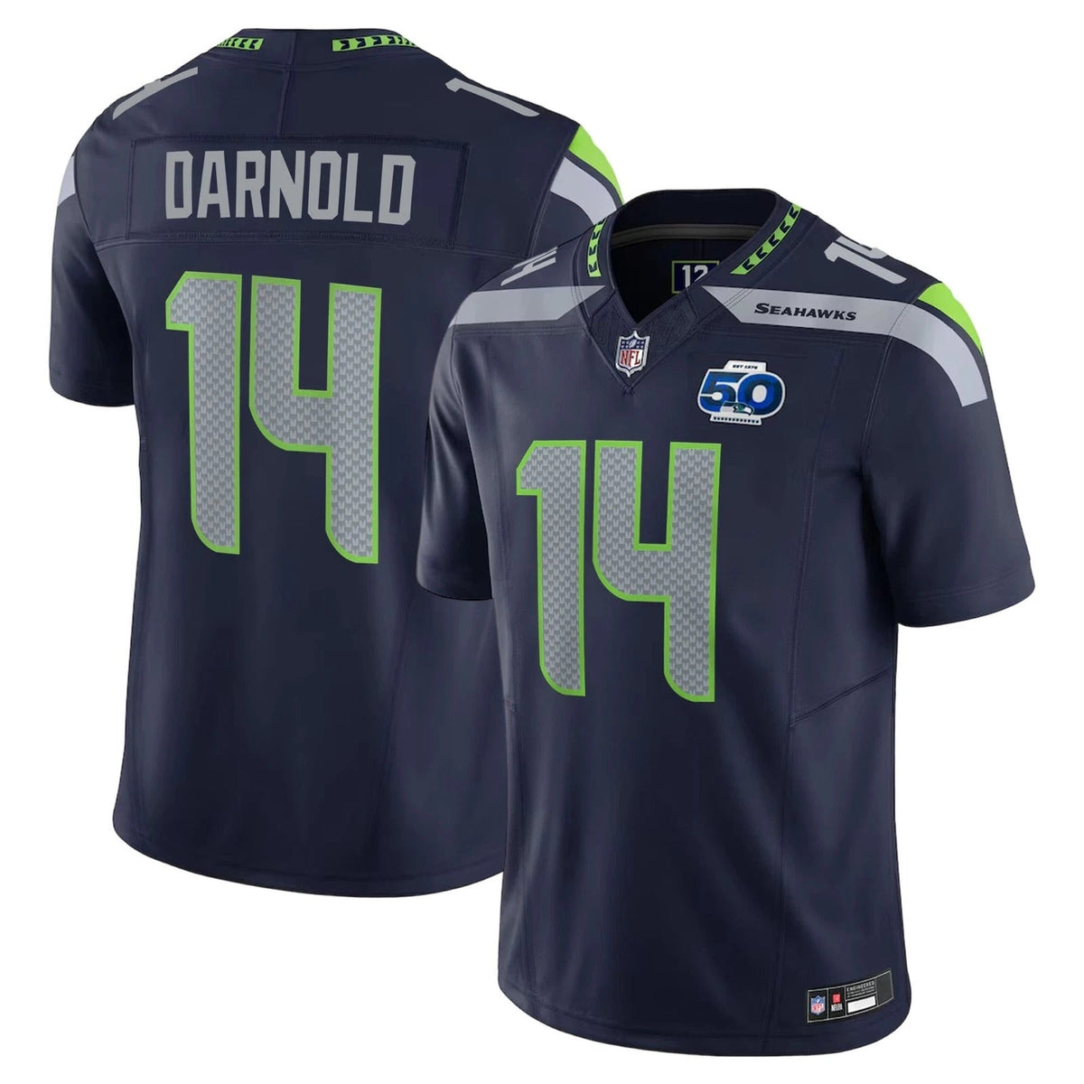 Sam Darnold Seattle Seahawks Jersey - Navy