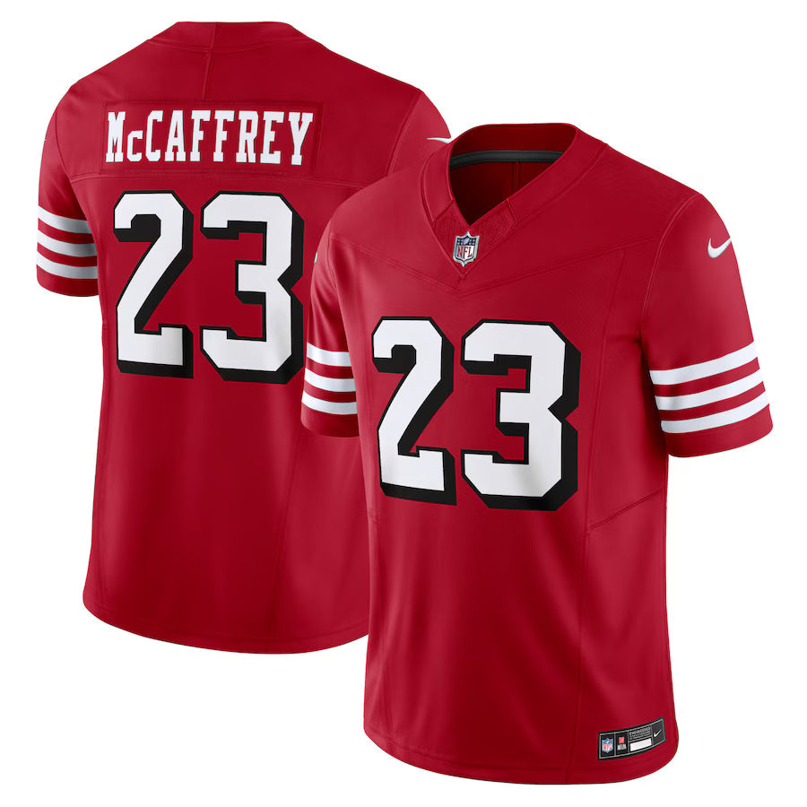 Christian McCaffrey San Francisco 49ers Alternate Jersey - Scarlet