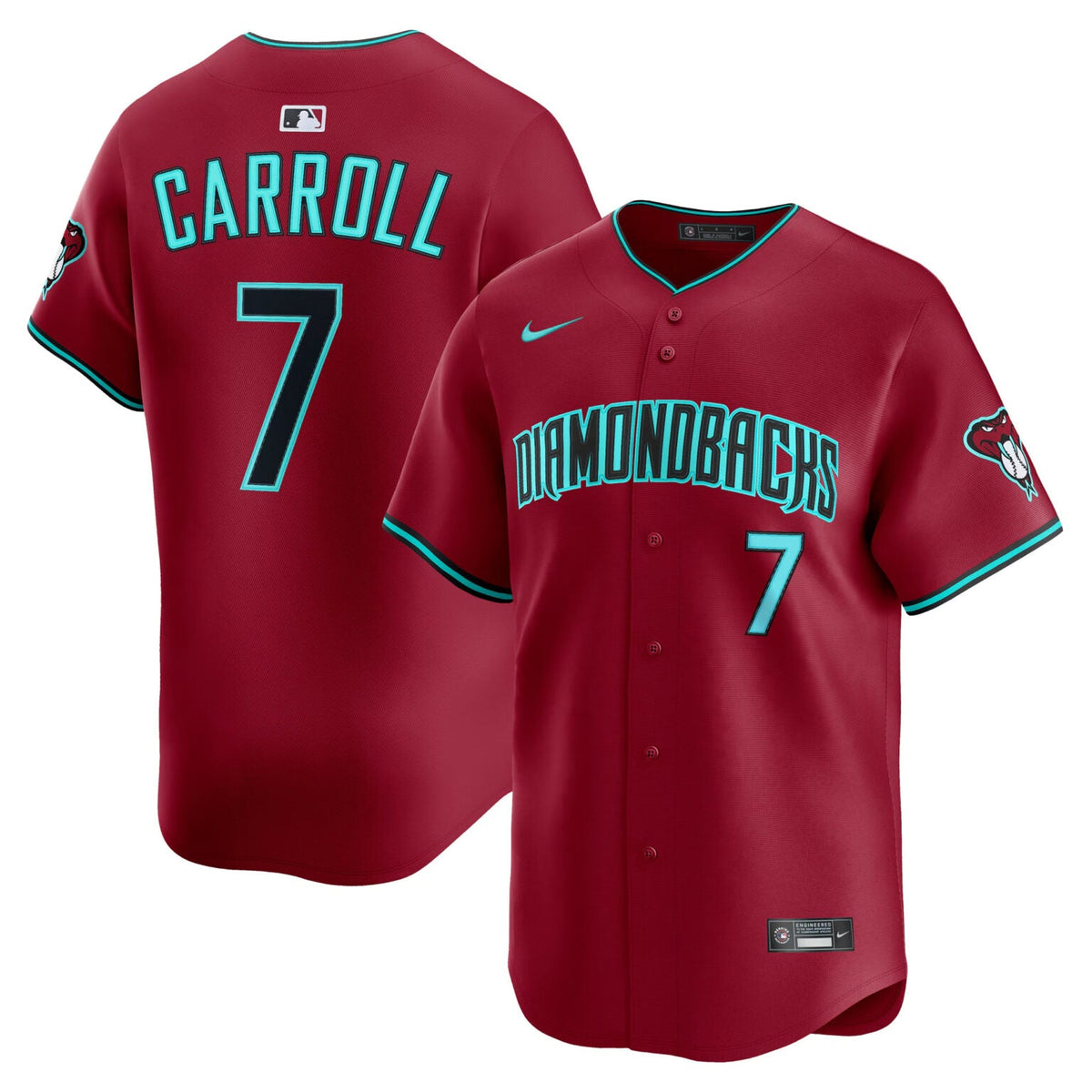 Corbin Carroll Arizona Diamondbacks Alternate Limited Jersey – Red