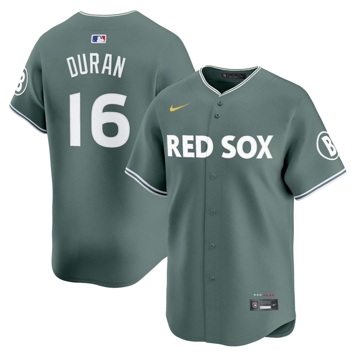 Jarren Duran Boston Red Sox City Connect Theme Jersey – Green