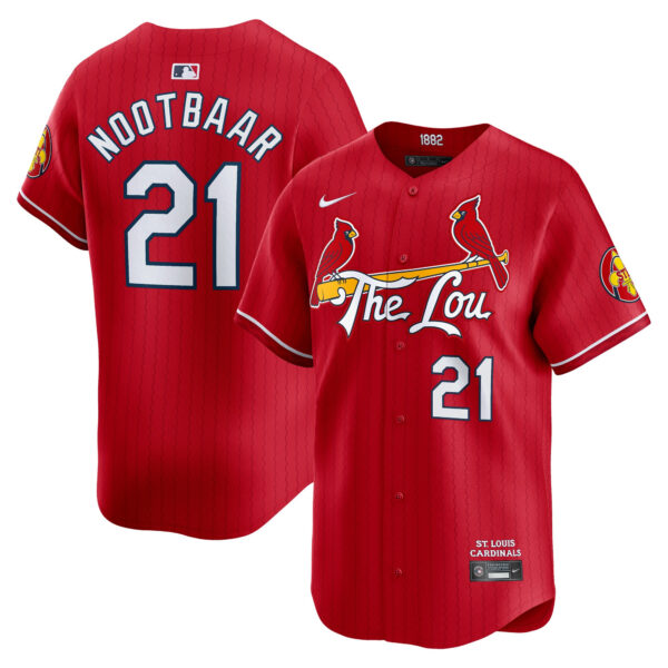 Lars Nootbaar St. Louis Cardinals City Connect Limited Jersey - Red