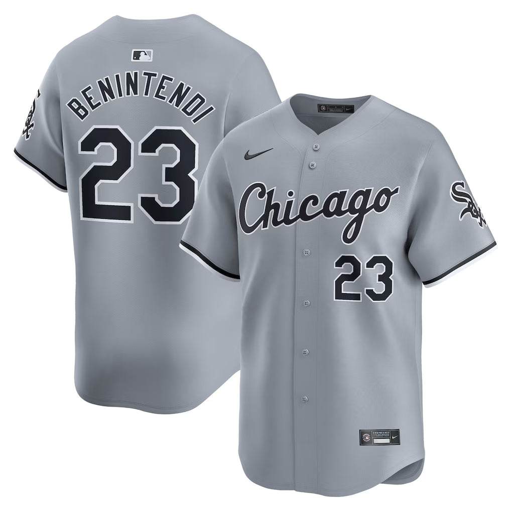 Andrew Benintendi Chicago White Sox Road Jersey – Grey