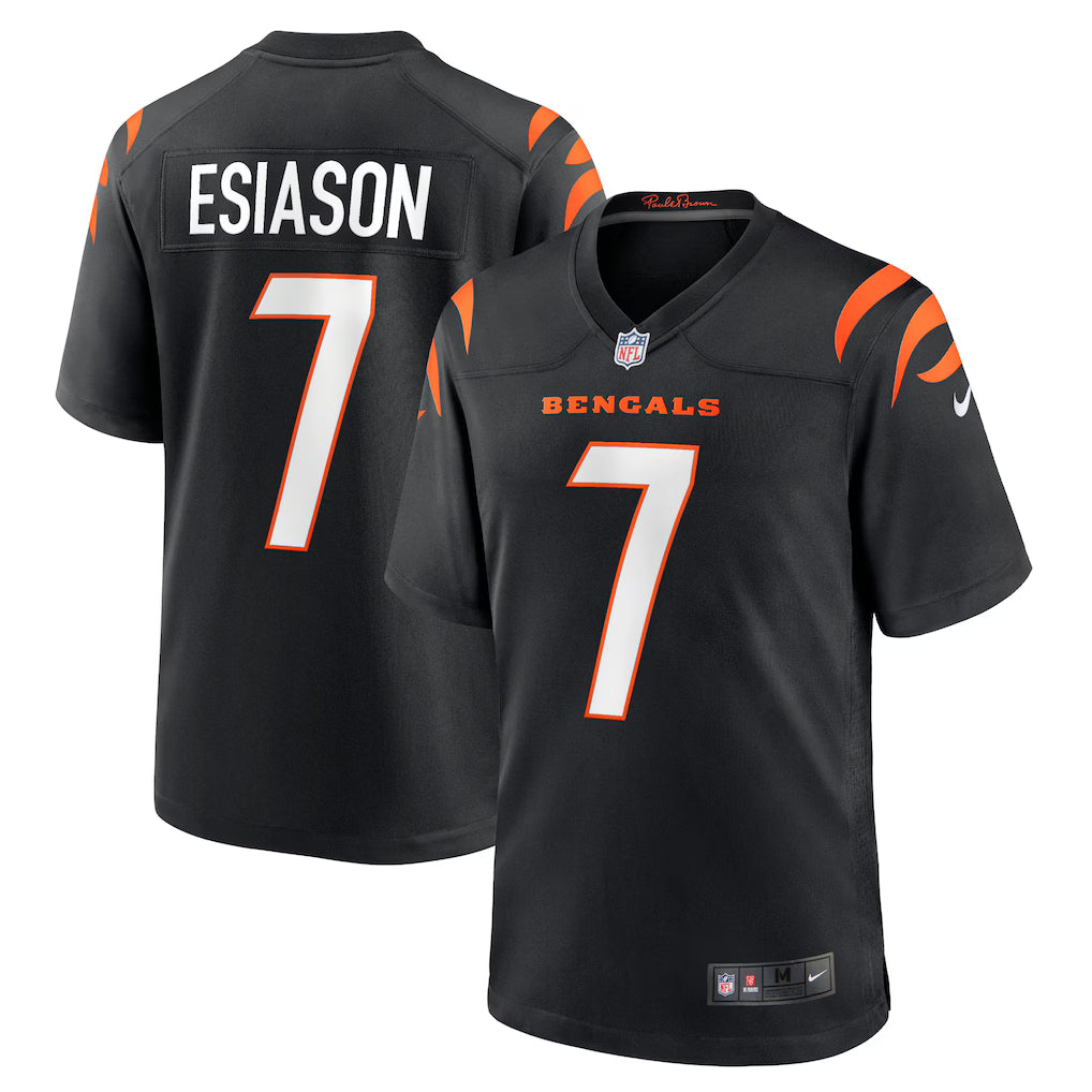 Boomer Esiason Cincinnati Bengals Retired Player Home Jersey - Black