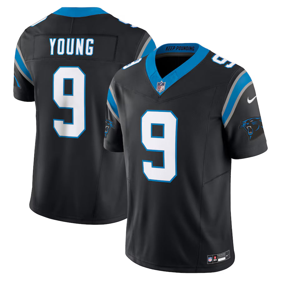 Bryce Young Carolina Panthers Jersey - Black