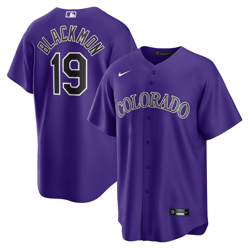 Charlie Blackmon Colorado Rockies Alternate Jersey - Purple