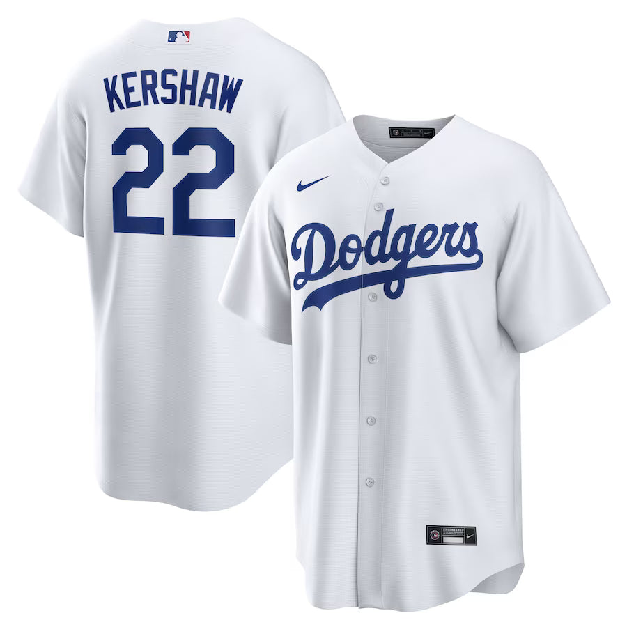 Clayton Kershaw Los Angeles Dodgers Home Jersey - White