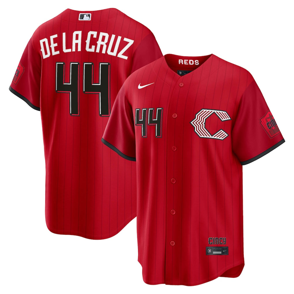 Elly De La Cruz Cincinnati Reds 2026 City Connect Stadium Jersey - Red