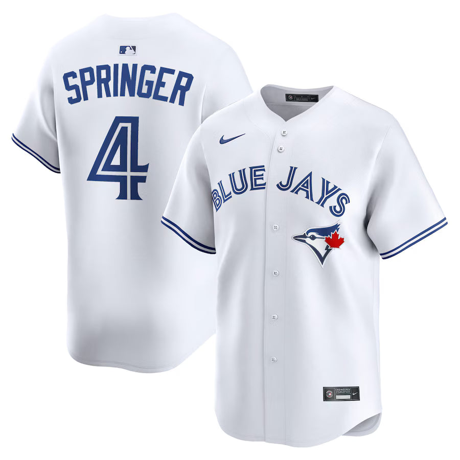 George Springer Toronto Blue Jays Home Jersey - White