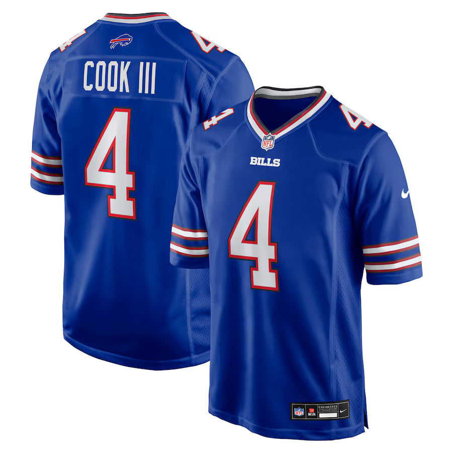 James Cook III Buffalo Bills Jersey - Royal Blue