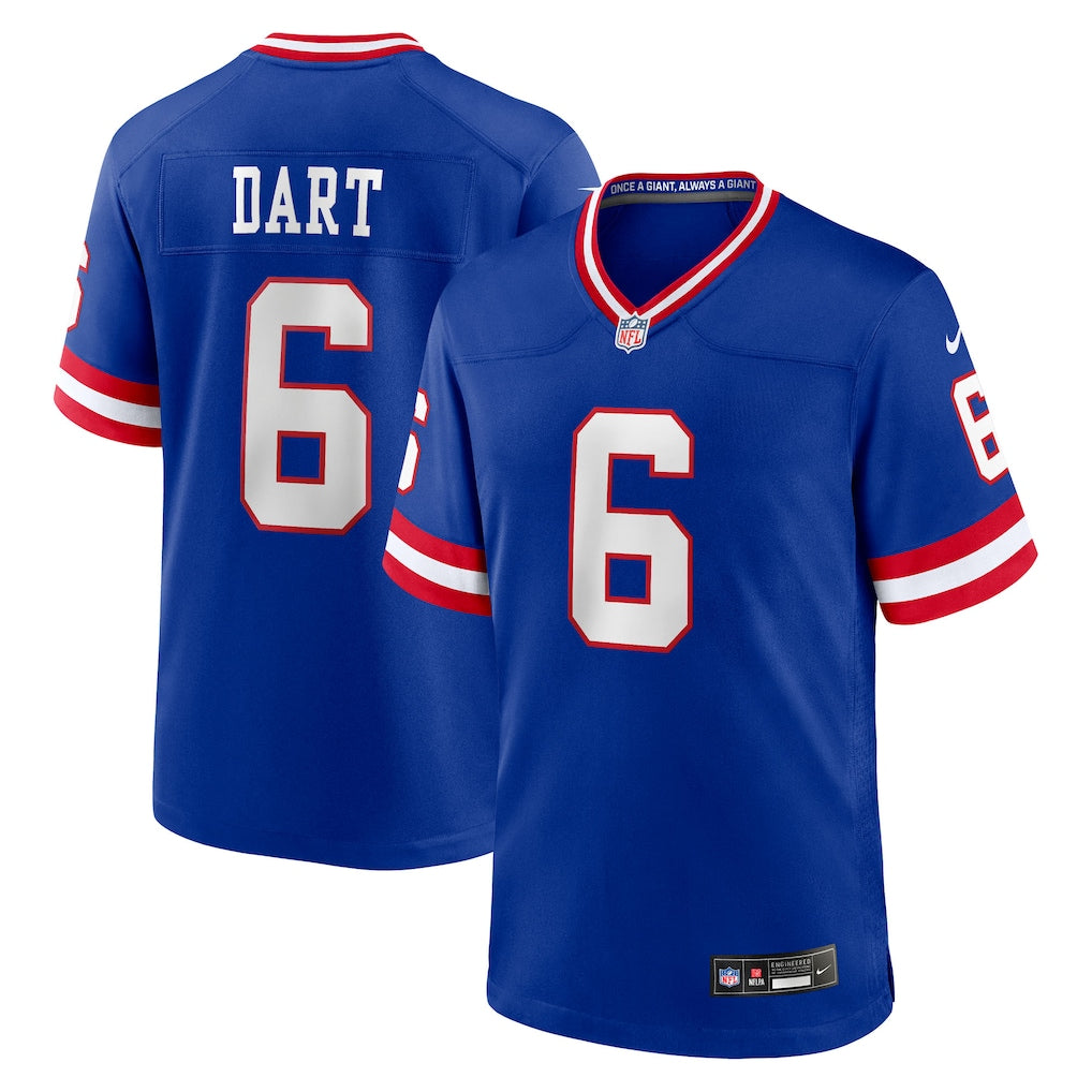 Jaxson Dart New York Giants Alternate Jersey - Royal Blue