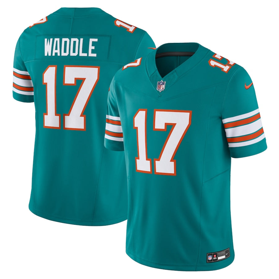 Jaylen Waddle Miami Dolphins Jersey - Aqua