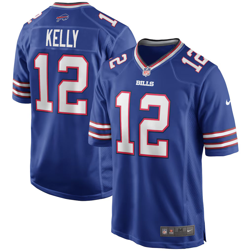 Jim Kelly Buffalo Bills Retired Player Jersey - Royal