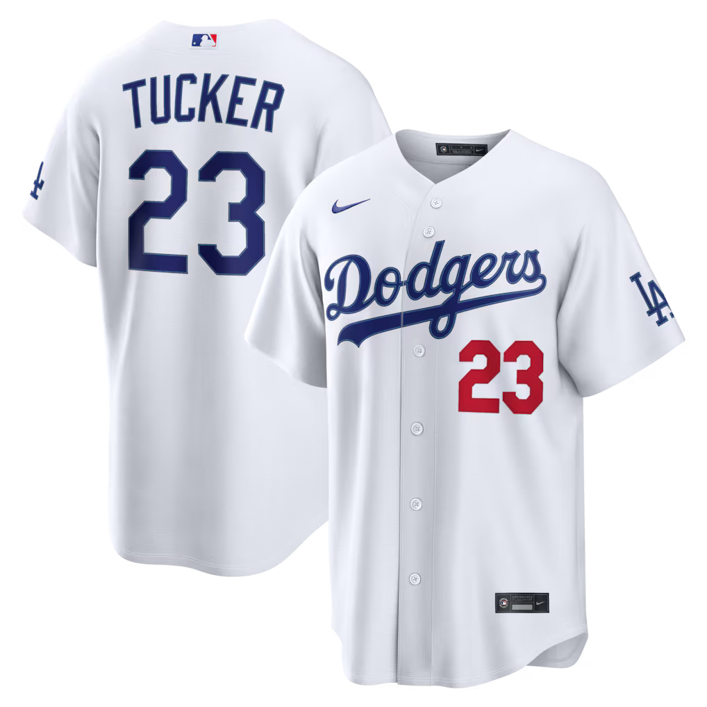 Kyle Tucker Los Angeles Dodgers Home Stadium Jersey - White