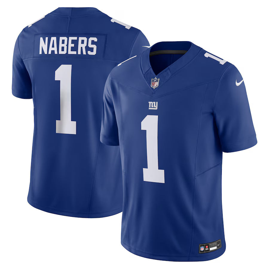 Malik Nabers New York Giants Jersey - Royal Blue