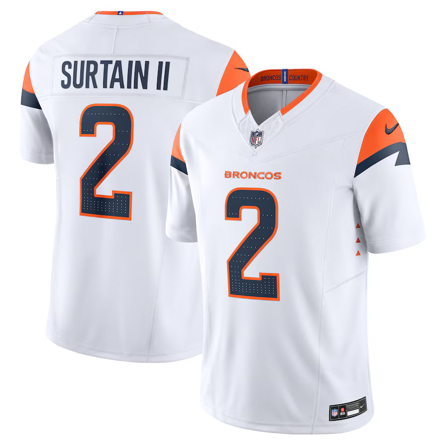 Patrick Surtain II Denver Broncos Mile High Collection Jersey - White