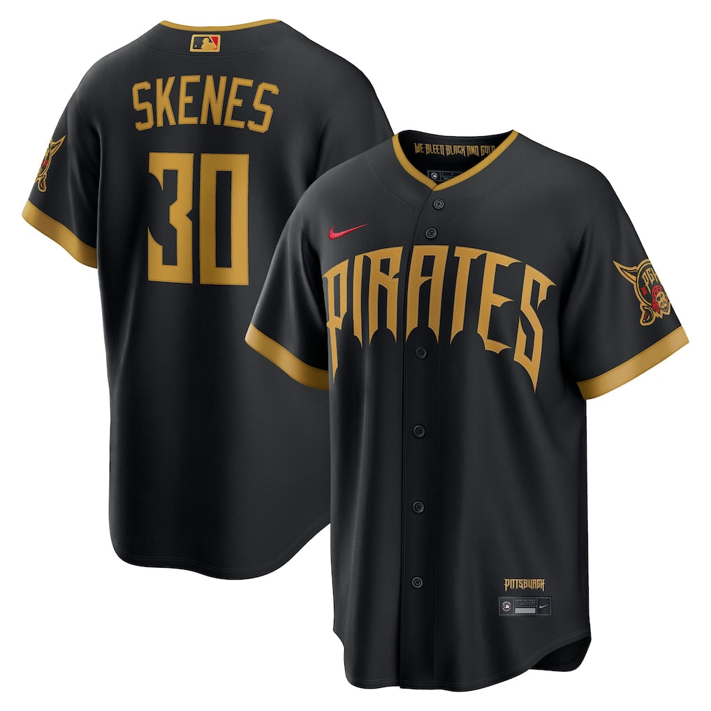 Paul Skenes Pittsburgh Pirates 2026 City Connect Stadium Jersey - Black