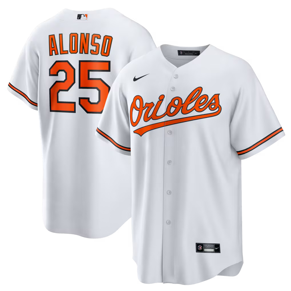 Pete Alonso Baltimore Orioles Home Jersey - White