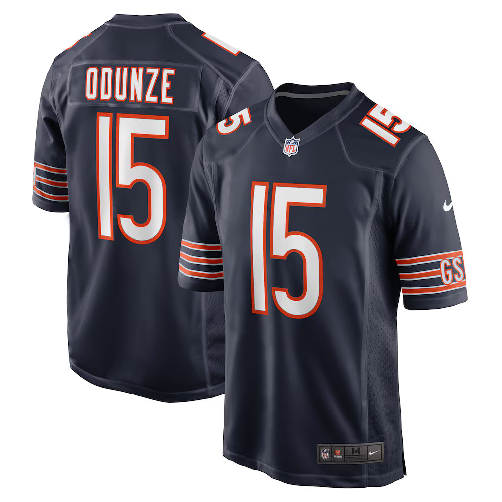 Rome Odunze Chicago Bears Jersey - Navy