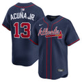 Ronald Acuna Jr. Atlanta Braves Alternate Limited Jersey - Navy