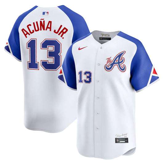 Ronald Acuna Jr. Atlanta Braves City Connect Limited Jersey - White
