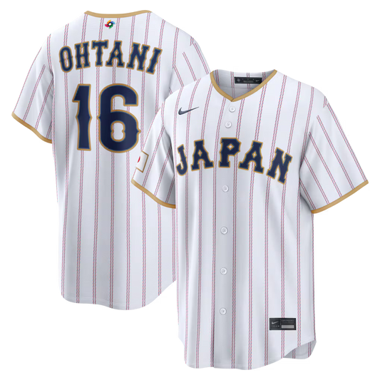 Shohei Ohtani Japan Baseball 2026 World Baseball Classic Home Stadium Jersey - White