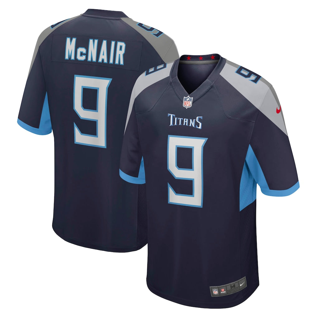 Steve McNair Tennessee Titans Retired Player Jersey - Navy