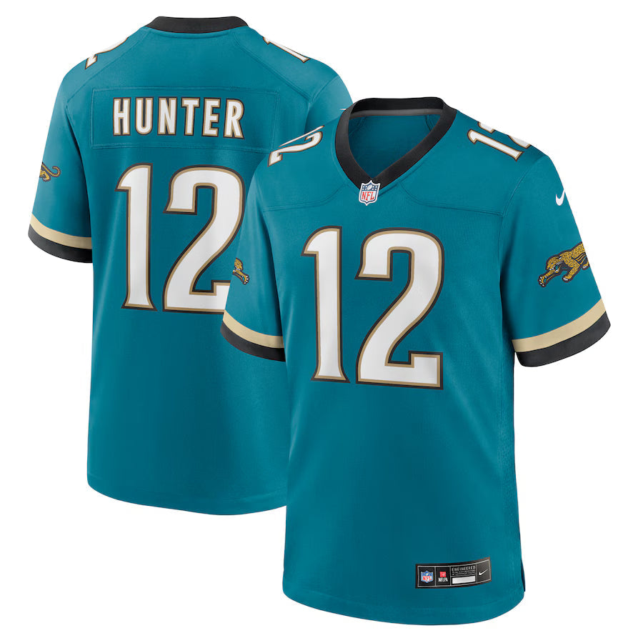 Travis Hunter Jacksonville Jaguars 2025 NFL Draft First Round Pick 2nd Alternate Jersey - Teal