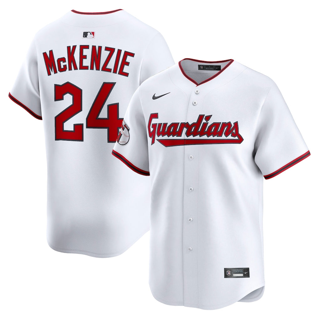 Triston McKenzie Cleveland Guardians Home Jersey - White