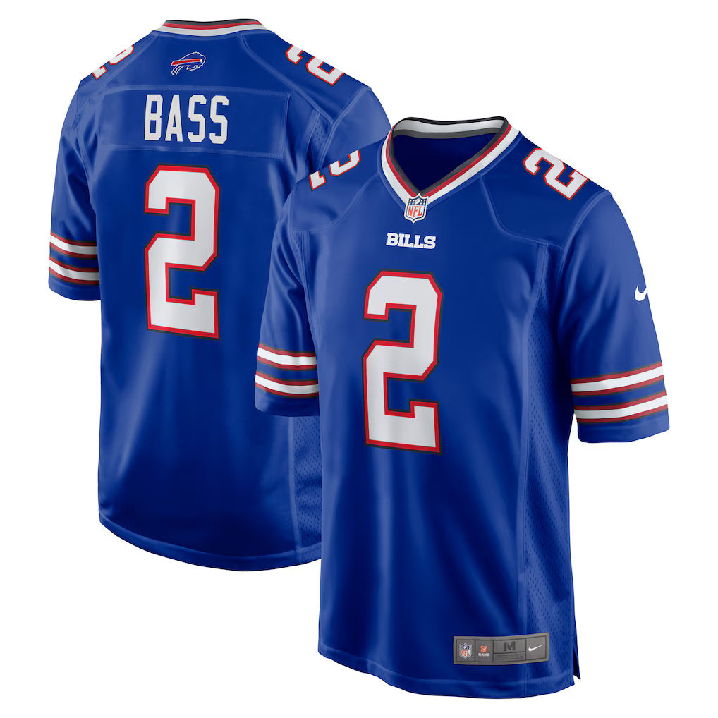 Tyler Bass Buffalo Bills Jersey - Royal Blue