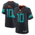 Tyreek Hill Miami Dolphins 2025 Rivalries Collection Game Jersey - Pitch Blue