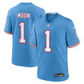 Warren Moon Tennessee Titans Retired Player Alternate Jersey - Light Blue