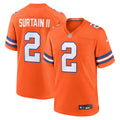 Patrick Surtain II Denver Broncos Mile High Collection Alternate Jersey - Orange