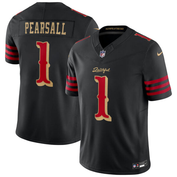 Ricky Pearsall San Francisco 49ers 2025 Rivalries Collection Jersey - Black