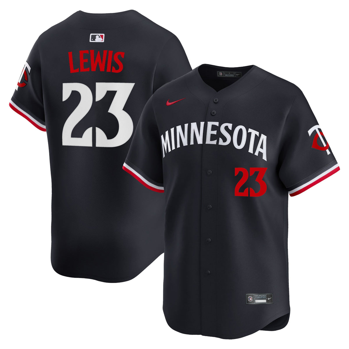 Royce Lewis Minnesota Twins Alternate Jersey - Navy