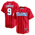 Xavier Edwards Miami Marlins City Connect Limited Jersey - Red